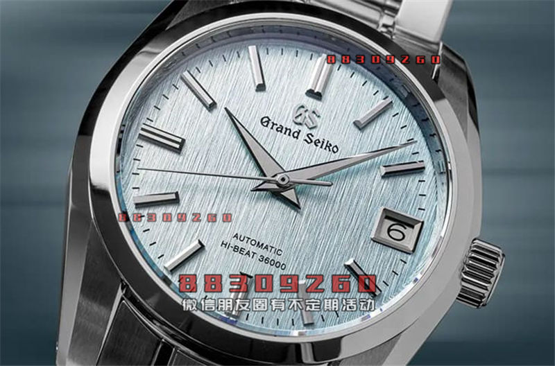 中性尺寸钢壳三针日期表GRAND SEIKO 9S机械表与劳力士Datejust比较
