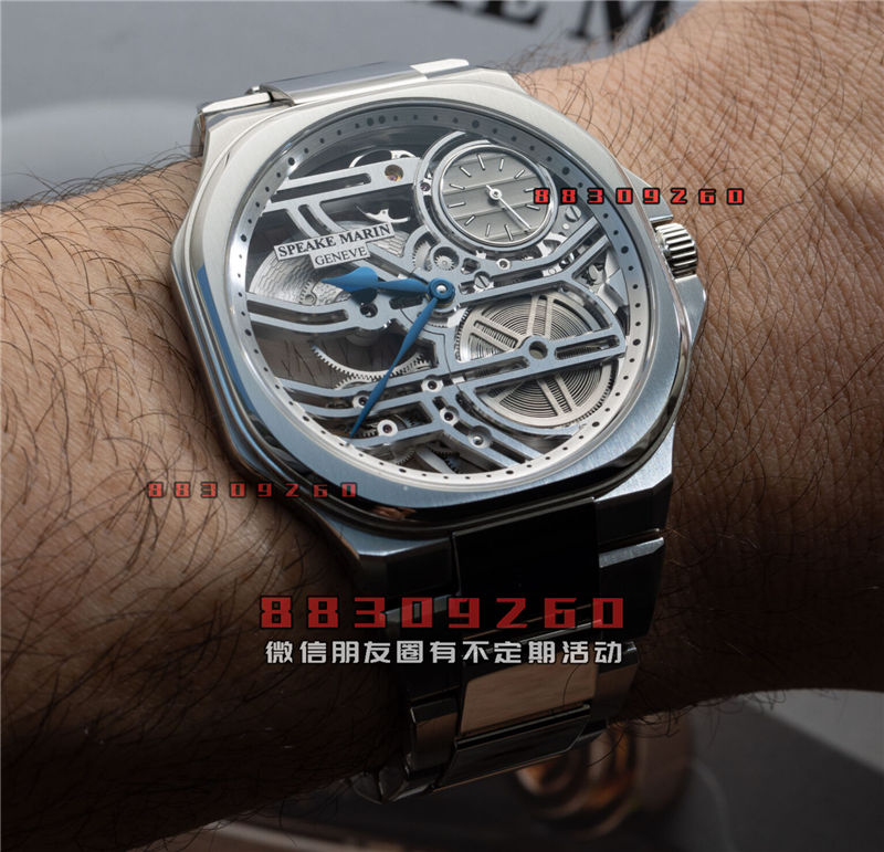 瑞士钟表制造商：Speake-Marin Ripples 镂空腕表