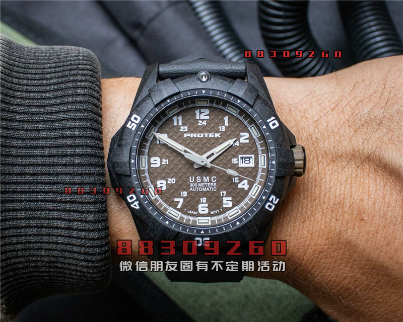 ProTek USMC 系列1210自动碳纤维潜水表
