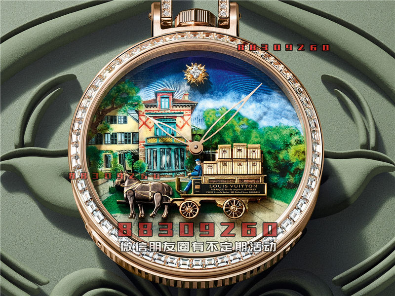 Louis Vuitton 推出Escale à Asnières 动偶三问怀表：LV 家族故居工坊