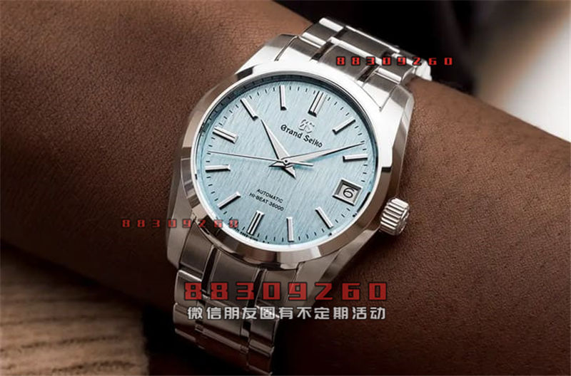 中性尺寸钢壳三针日期表GRAND SEIKO 9S机械表与劳力士Datejust比较