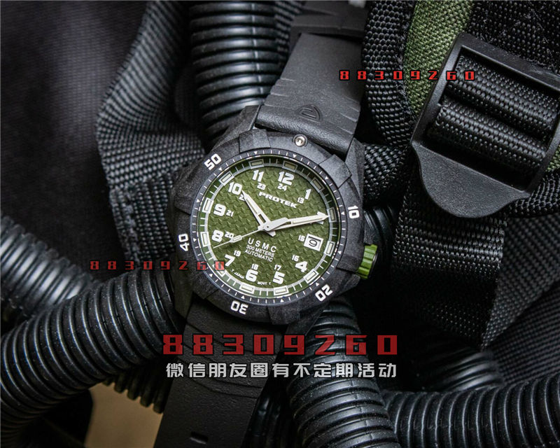ProTek USMC 系列1210自动碳纤维潜水表