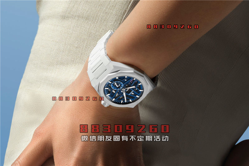 Zenith 推出 Defy Skyline Skeleton White Ceramic 白色陶瓷镂空腕表