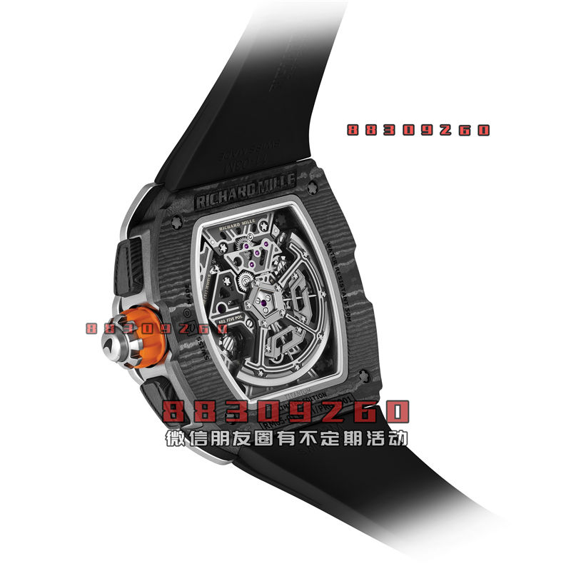 理查米尔推出 RM 65-01 McLaren W1 自动上链双追针计时码表：迈凯伦 W1 超级跑车灵感