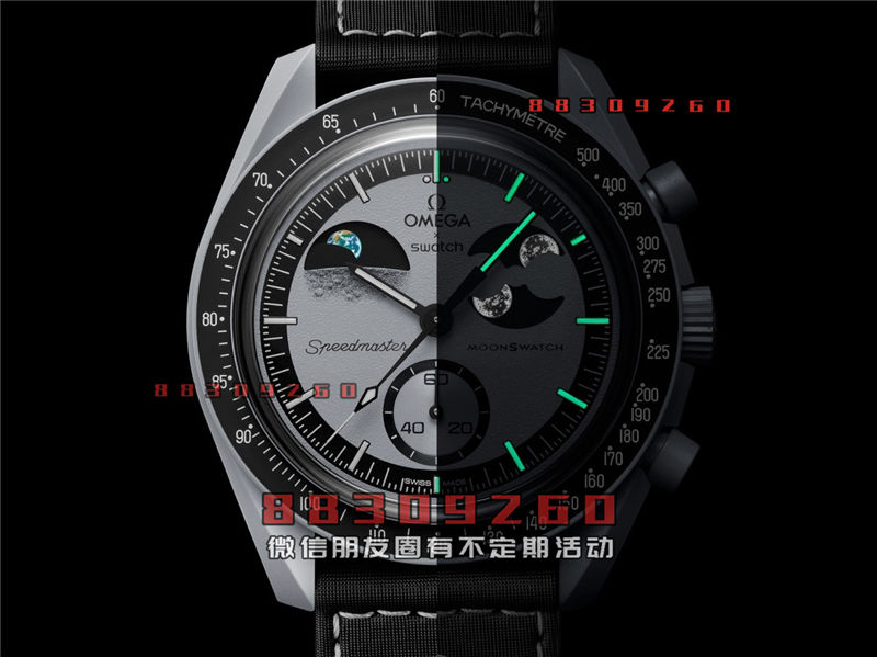 OMEGA X Swatch 推出 MoonSwatch Mission to Earthpase 计时码表