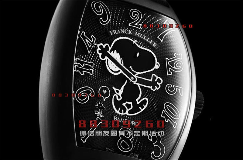 FRANCK MULLER与BAMFORD三度合作，史努比限量版Crazy Hours黑化风格炫目登场