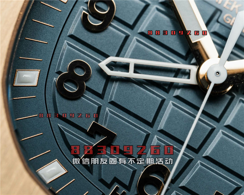 百达翡丽Aquanaut旅行时间5269R-001石英表